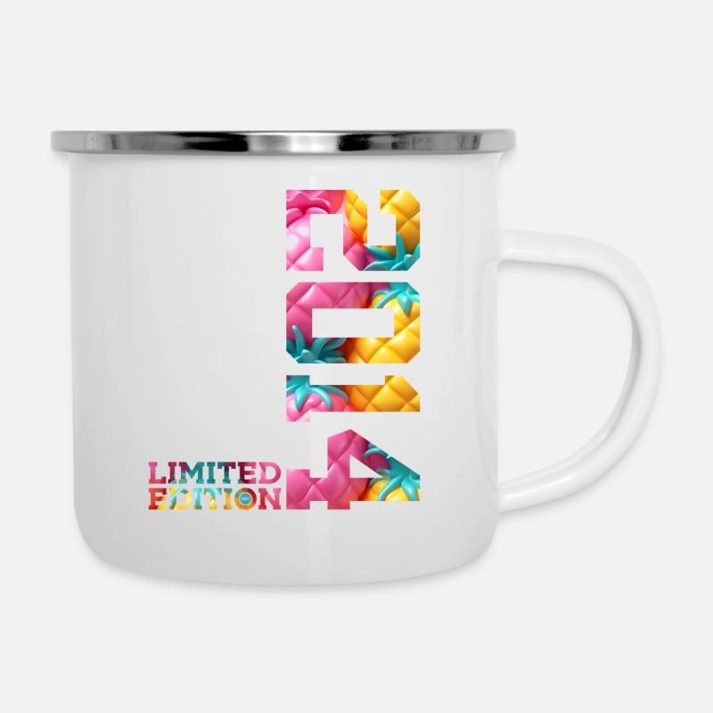 12E ANNIVERSAIRE ÉDITION LIMITÉE 2014 - Tasse émaillée - blanc