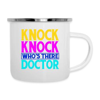 Knock Knock Who's There Doctor 13 - Camper Mug - white - Right