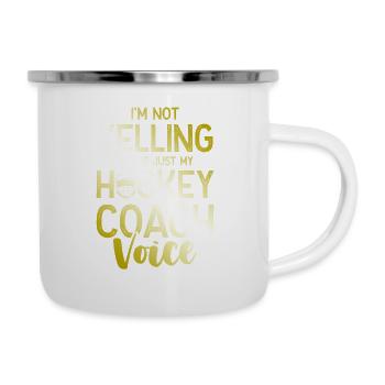 Field Hockey Coach - Camper Mug - white - Right