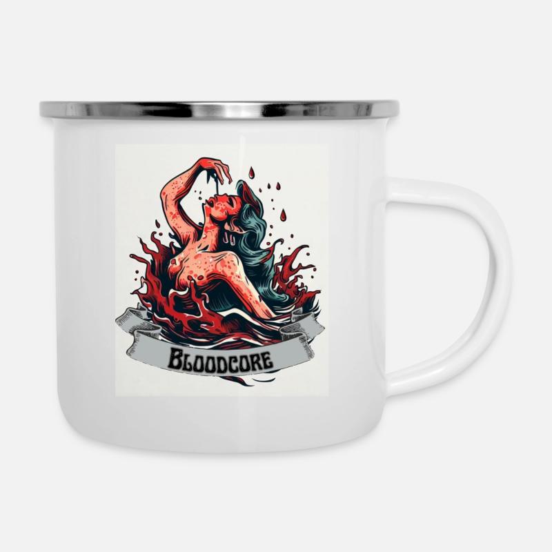 Bloodcore - Camper Mug - white