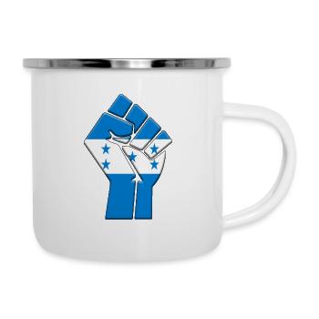 Honduras Flag Honduran Country Pride Native - Camper Mug - white - Right