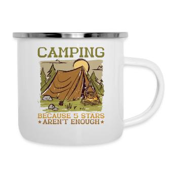 Camper, parce que 5 étoiles ne suffisent pas 3 - Tasse émaillée - blanc - Droite