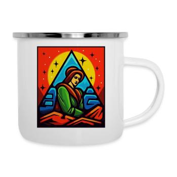 Is This Art: Tough Life Woman - Camper Mug - white - Right