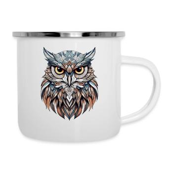 Owl Geometric - Camper Mug - white - Right
