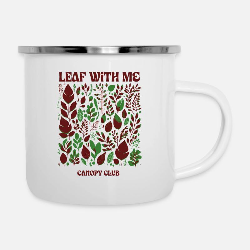 Leaf with me - Camper Mug - white