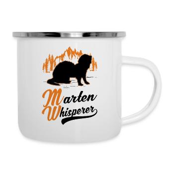 Marten Whisperer Martre des pins - Tasse émaillée - blanc - Droite