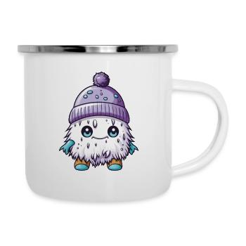 Winter Eskimo Comic Winterlich - Camper Mug - white - Right