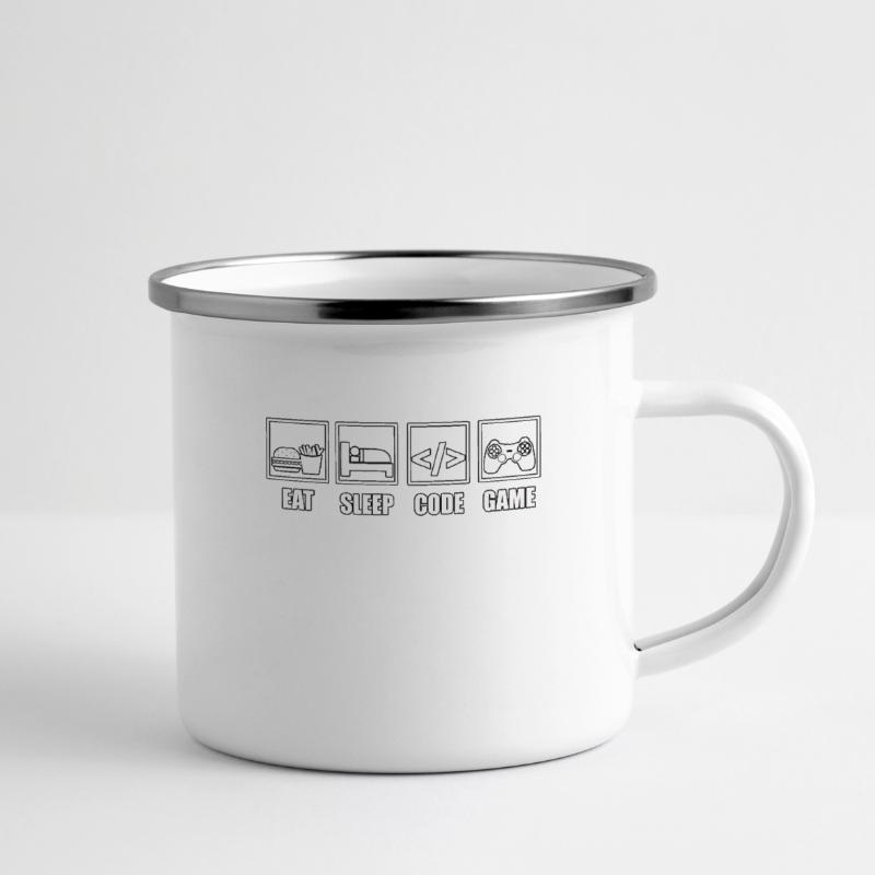 Informaticien Nerd Admin système Expert IT Codeur Tasse émaillée