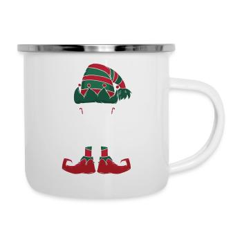 Isabella Elf Family Matching Group Christmas Mom - Camper Mug - white - Right