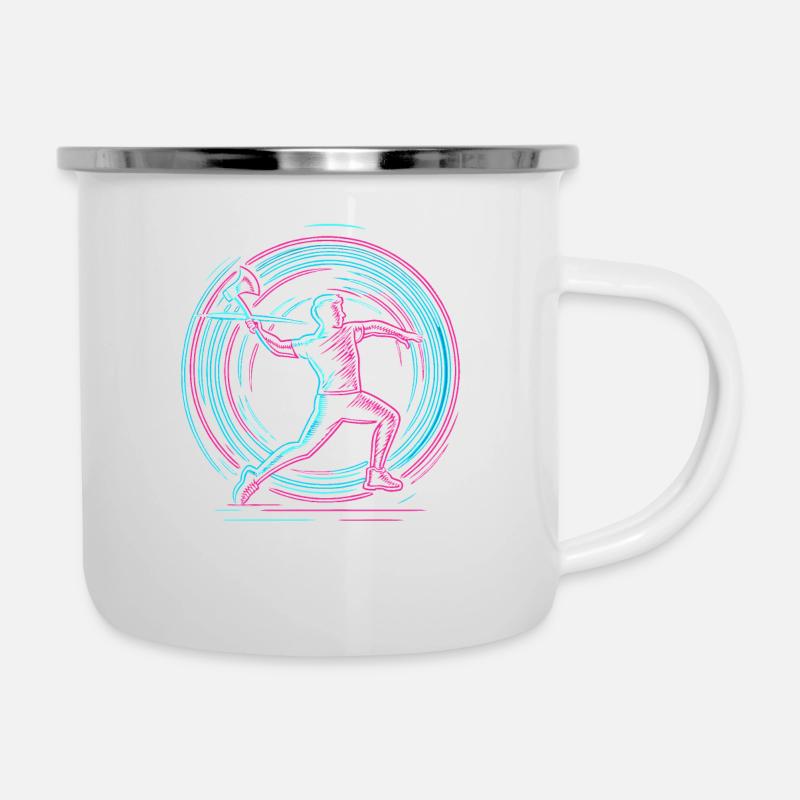 Axe Throwing Hatchet Thrower Axes - Camper Mug - white