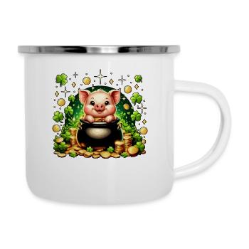Lucky Pig - Camper Mug - white - Right