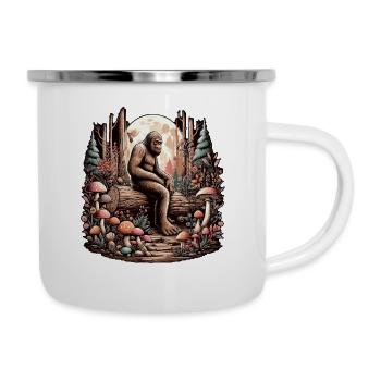 Bigfoot Introverti - Tasse émaillée - blanc - Droite