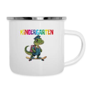 School Enrollment Dino Back to School - Camper Mug - white - Right