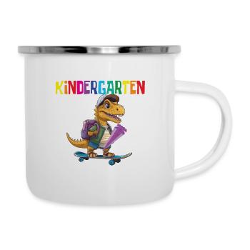 School Enrollment Dino Back to School - Camper Mug - white - Right