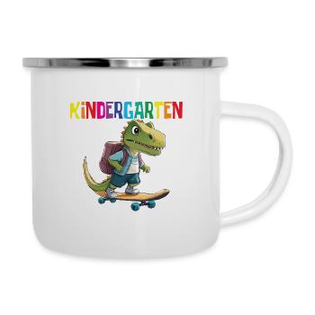 School Enrollment Dino Back to School - Camper Mug - white - Right