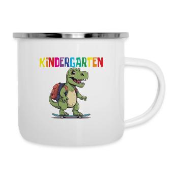 School Enrollment Dino Back to School - Camper Mug - white - Right