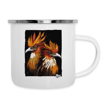 A Pair of Hoatzin Birds - Camper Mug - white - Right