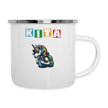 KITA Leavers School Child School Enrollment - Camper Mug - white - Right