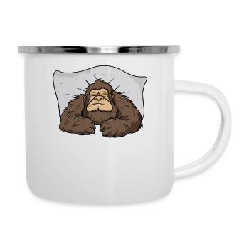 Chemise de sieste officielle Bigfoot - Tasse émaillée - blanc - Droite