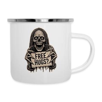 Free Hugs Sinister Psycho - Camper Mug - white - Right