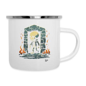 Skeleton Dungeon Showtime - Camper Mug - white - Right