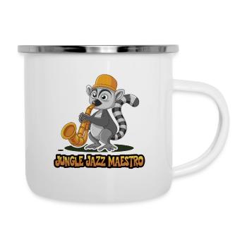 JUNGLE JAZZ MAESTRO - Camper Mug - white - Right