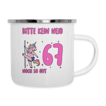 Please No Envy 67 Birthday - Camper Mug - white - Right