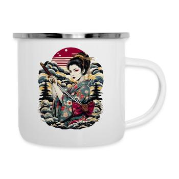 Japanese Geisha - Camper Mug - white - Right