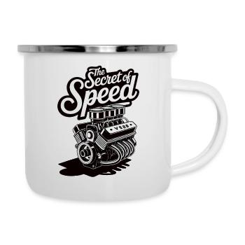 THE SECRET OF SPEED - Camper Mug - white - Right