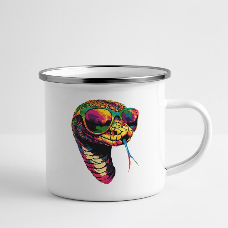 snake, python, cobra, rattlesnake, snakes Camper Mug