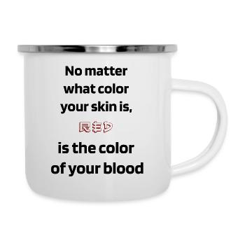 blood color - Camper Mug - white - Right