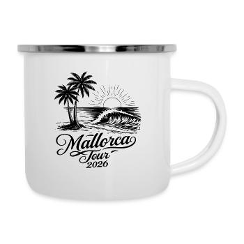Tournée de Majorque 2026 - Tasse émaillée - blanc - Droite