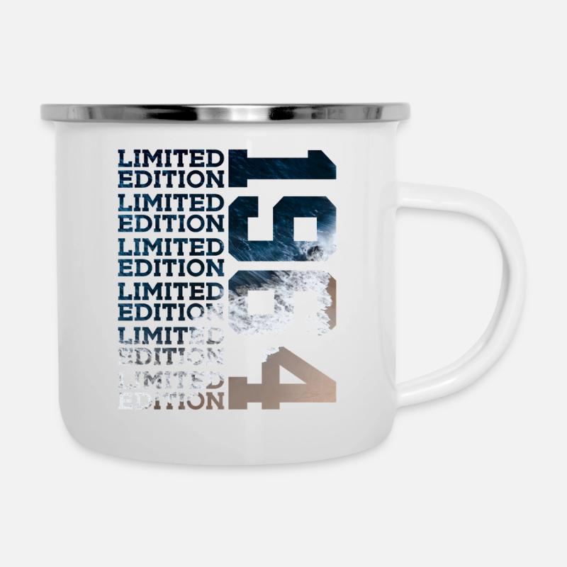 ÉDITION LIMITÉE 1964 62 ANS 62E ANNIVERSAIRE - Tasse émaillée - blanc