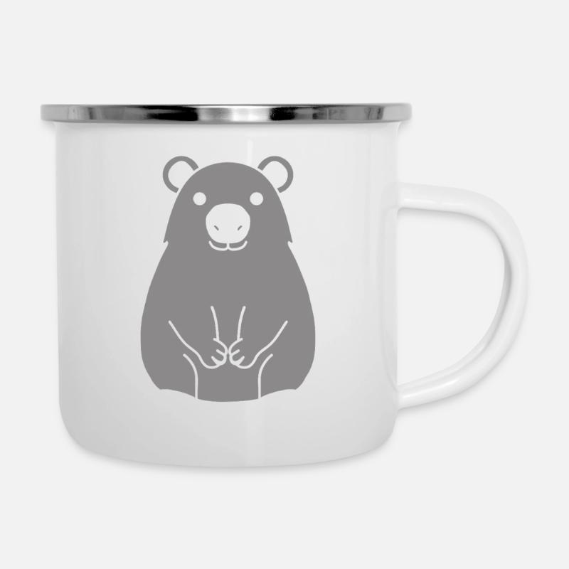 wombat - Tasse émaillée - blanc