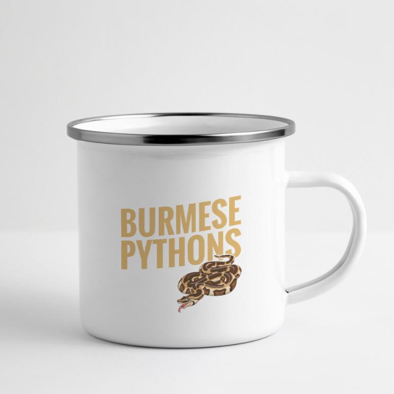  Burmese Python Stuff Reptile Foos Snake Owner Camper Mug