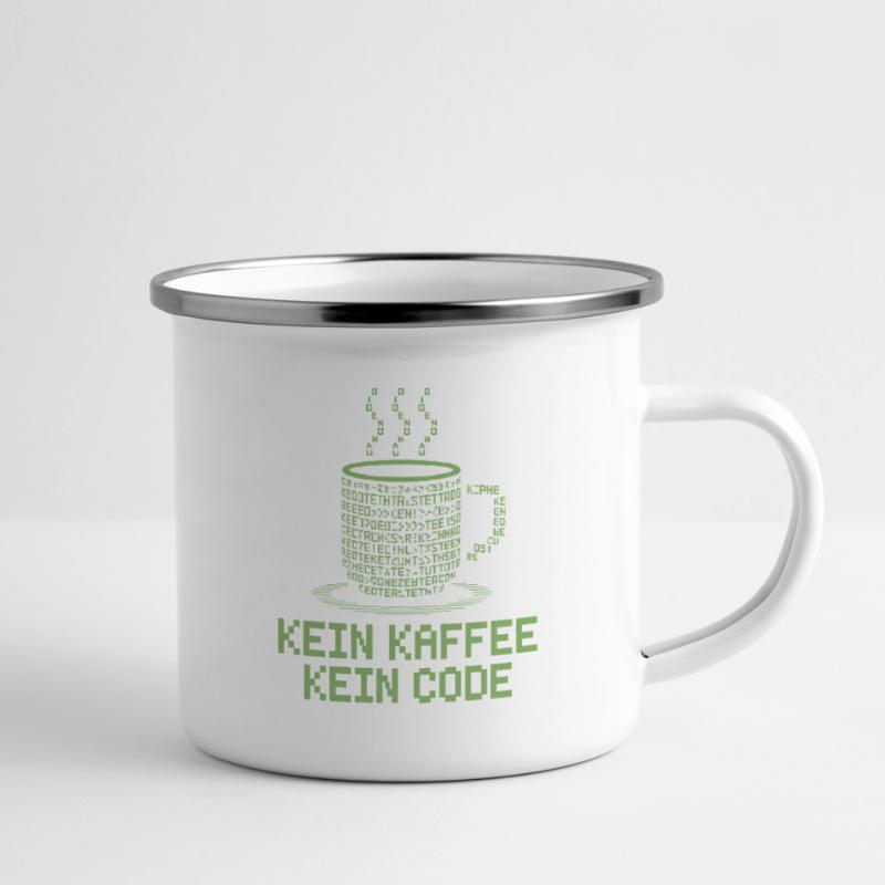 No Coffee No Code Programmeur Informaticien Tasse émaillée