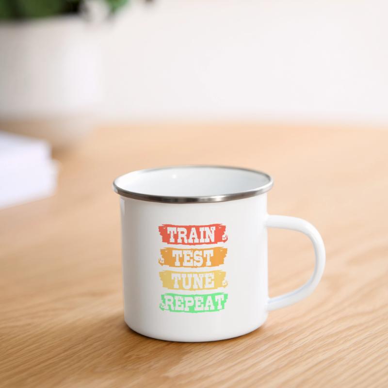 GPT Coder Programmierer Emaille-Tasse
