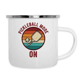 Pickleball Mode On Funny Player Pickle Ball Play - Camper Mug - white - Right