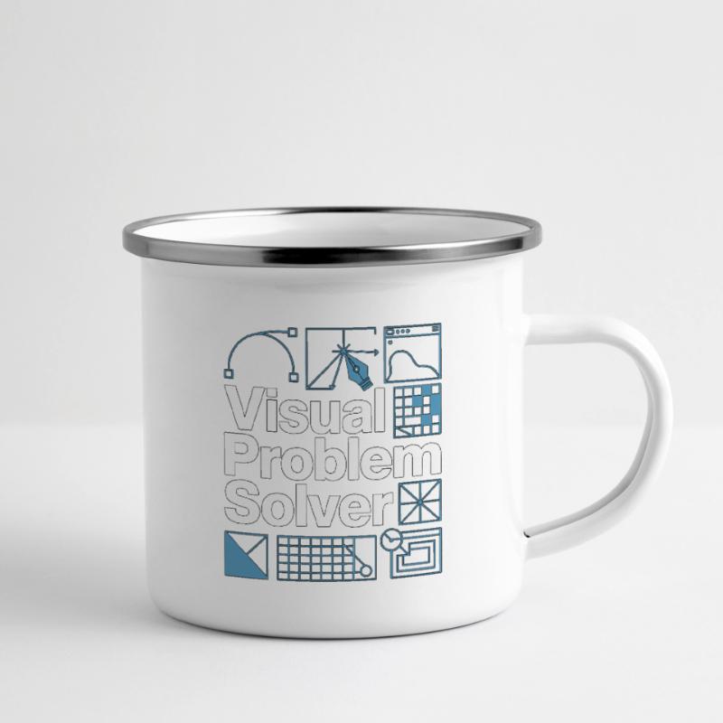 Graphic Designer Visual Problem Creative Designer Camper Mug