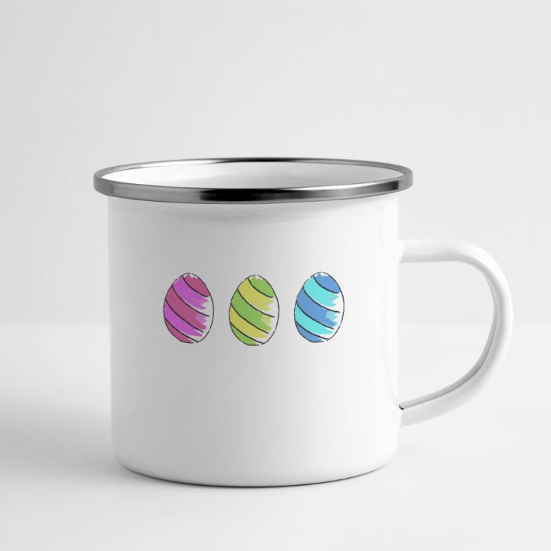 eggs eggs easter easteregg easter eggs easter75 Camper Mug
