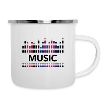 Retro Music and Chill - Camper Mug - white - Right