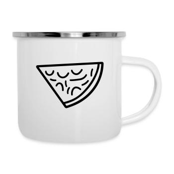 Pizza slice - Camper Mug - white - Right