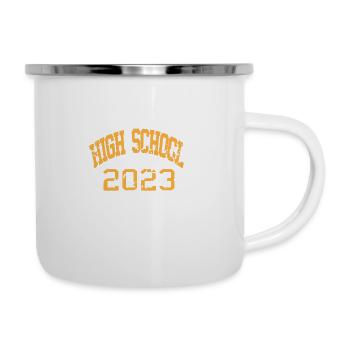 High School Freshman Class of 2023 Student - Camper Mug - white - Right