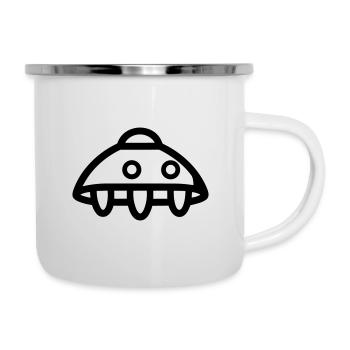 flying saucer - Camper Mug - white - Right