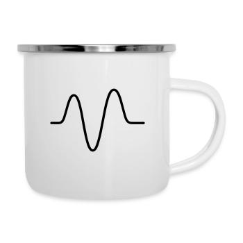 Pulse, heartbeat - Camper Mug - white - Right