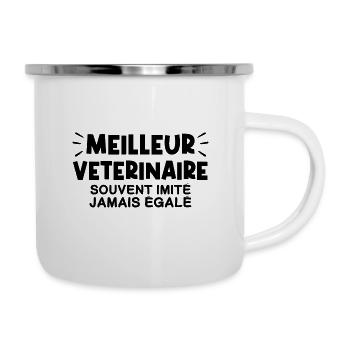 Vétérinaire | Je suis le meilleur Vétérinaire - Tasse émaillée - blanc - Droite