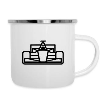 Race Car - Camper Mug - white - Right