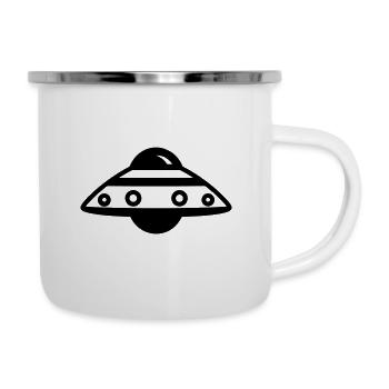 flying saucer - Camper Mug - white - Right