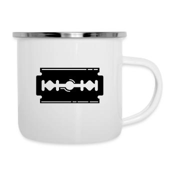 Razor Blade Icon Icon - Camper Mug - white - Right
