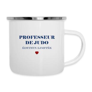 Professeur de judo - Tasse émaillée - blanc - Droite